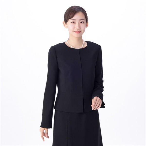 ブラックフォーマル ジャケット ウエスト切替JK 喪服 礼服