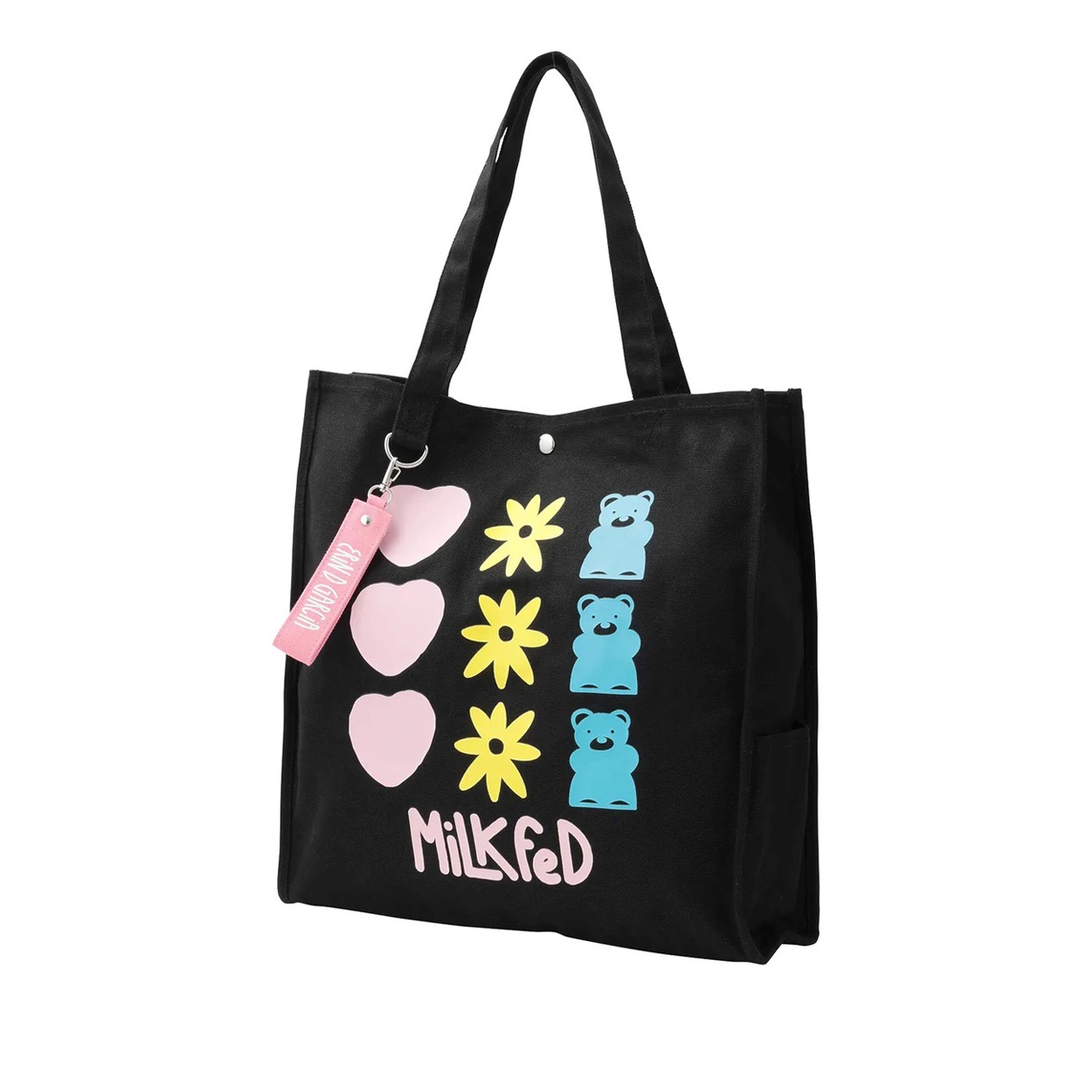 MILKFED.(ミルクフェド) ERIN D GARCIA BIG TOTE <06 V従販>(ブラック-フリー)