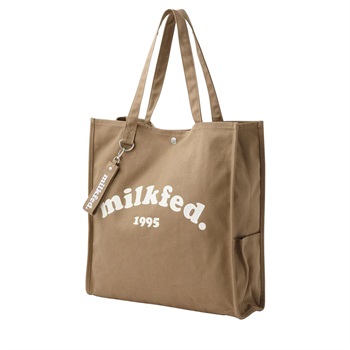 MILKFED.(ミルクフェド) PIPING TOTE COOPER LOGO <06 V従販>(ベージュ-フリー)