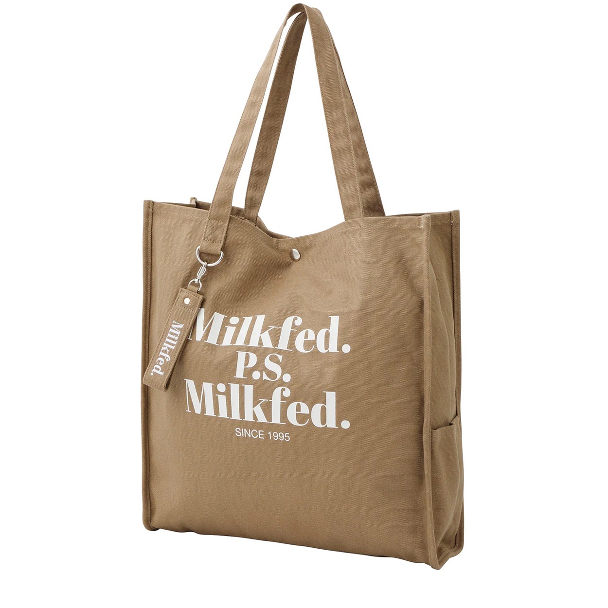 MILKFED.(ミルクフェド) DIDONE LOGO BIG TOTE <06 V従販>(ベージュ-フリー)