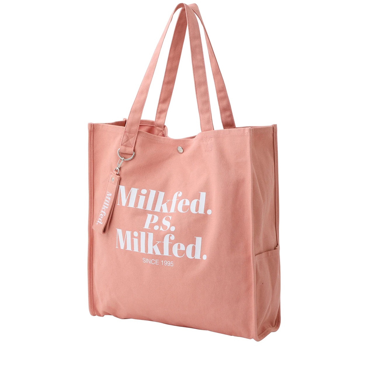 MILKFED.(ミルクフェド) DIDONE LOGO BIG TOTE <06 V従販>(ピンク-フリー)