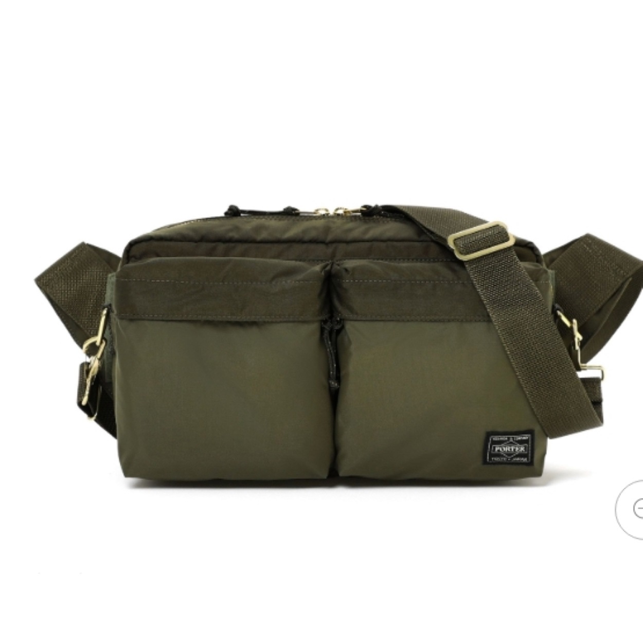 PORTER(ポーター) FORCE 2WAY WAIST BAG<06 V従販>(オリーブドラブ-フリー)