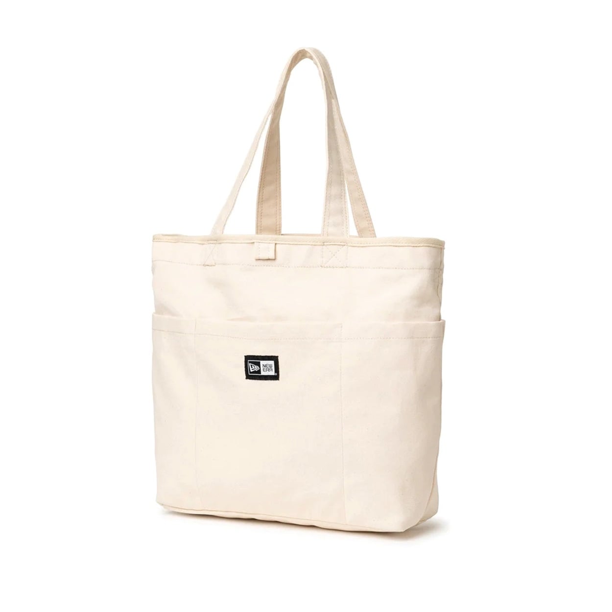 NEW ERA(ニューエラ) ユーティリティー キャンバストートバッグ 15L ボックスロゴ(アイボリー-フリー)