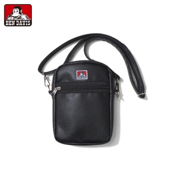 BEN DAVIS(ベンディビス) PU LEATHER SHOULDER(クロ-フリー)