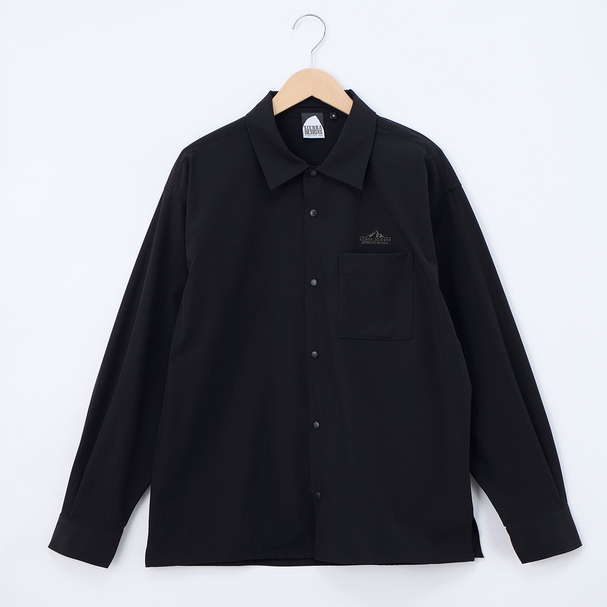 SIERRA DESIGNS(シエラデザインズ) ロングスリーブシャツ(クロ-L)