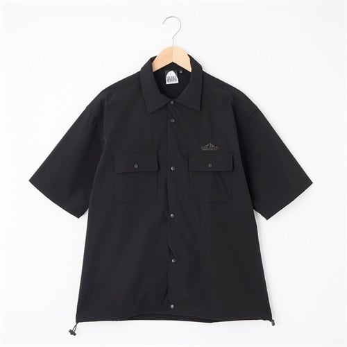 SIERRA DESIGNS(シエラデザインズ)  別注 半袖シャツ(クロ-M)