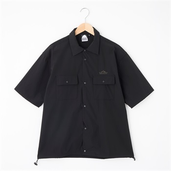 SIERRA DESIGNS(シエラデザインズ)  別注 半袖シャツ(クロ-M)
