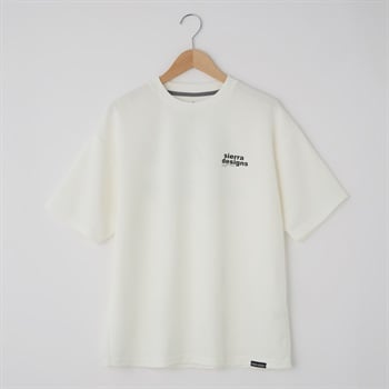 SIERRA DESIGNS(シエラデザインズ)  バックプリントロゴTシャツ(シロ-M)