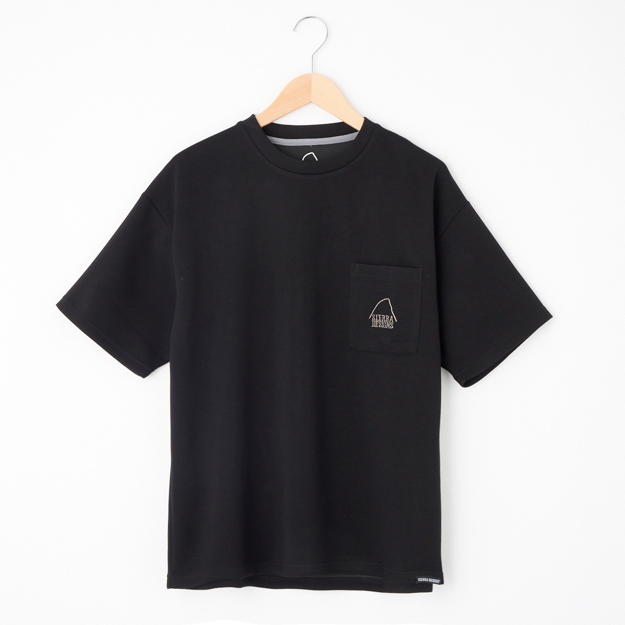 SIERRA DESIGNS(シエラデザインズ)  ポケットTシャツ(クロ-L)