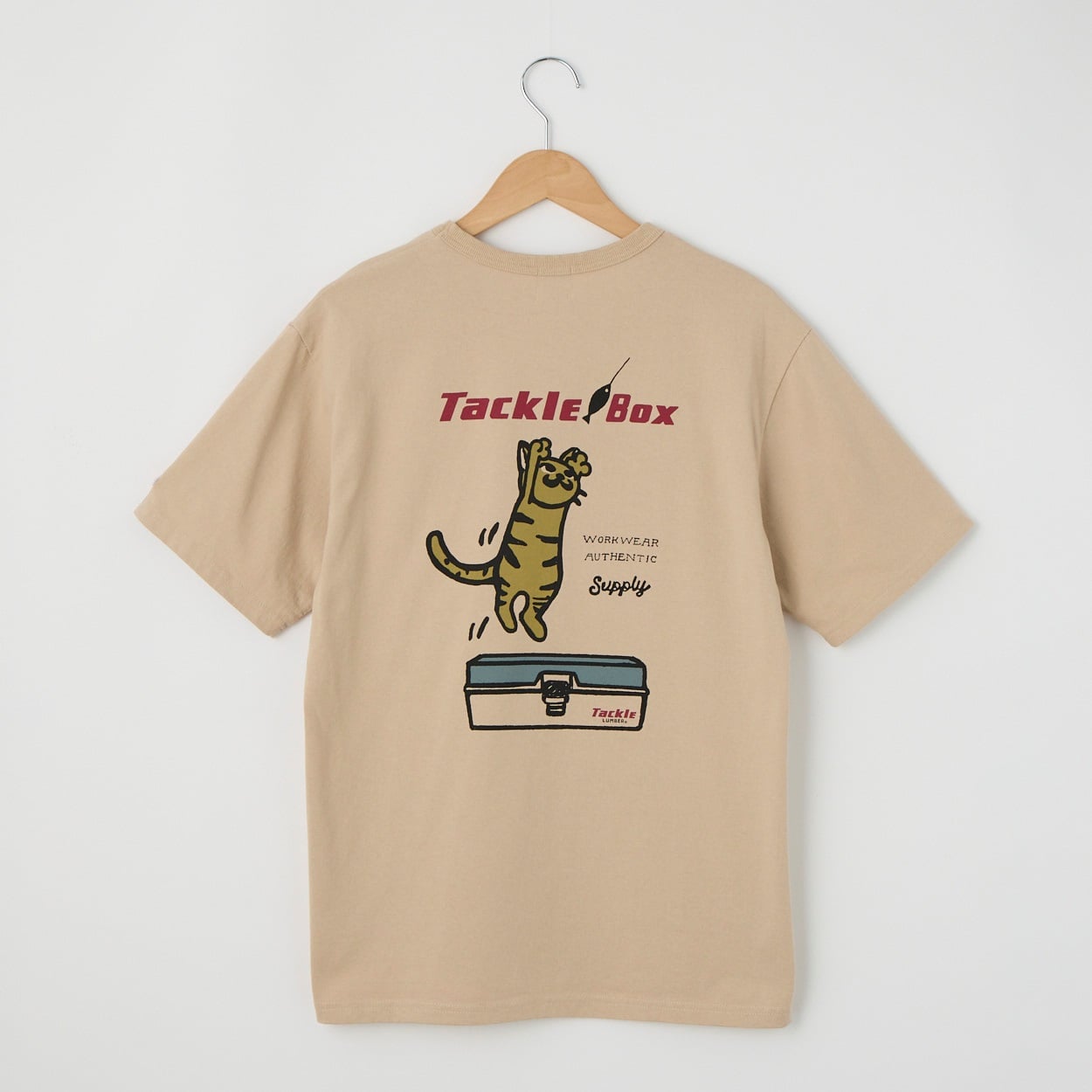 LUMBER(ランバー) TACKLE CAT Tシャツ(ウスチャ-LL)
