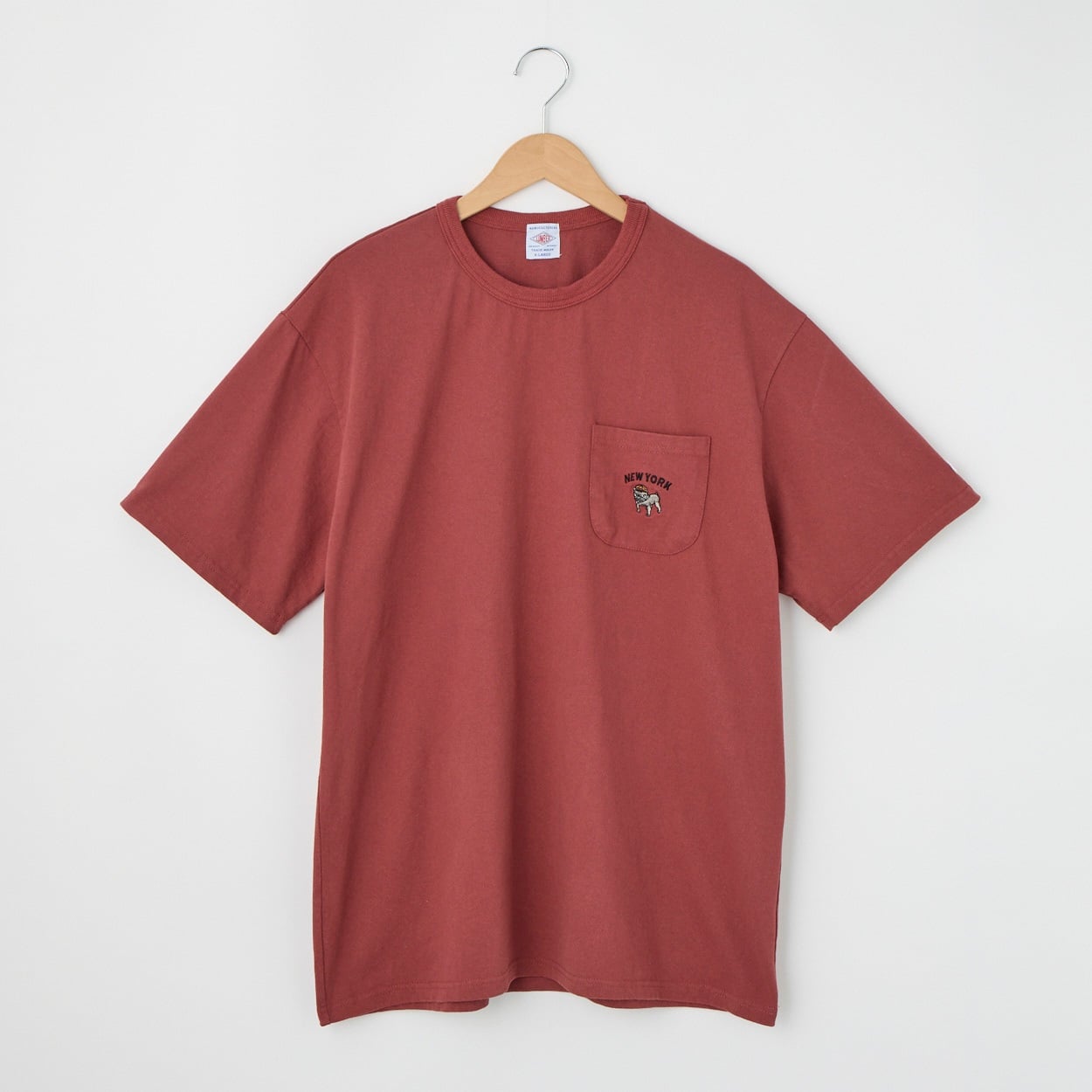 LUMBER(ランバー) 別注ポケットTシャツ(フレブル)(Ａアカ-LL)