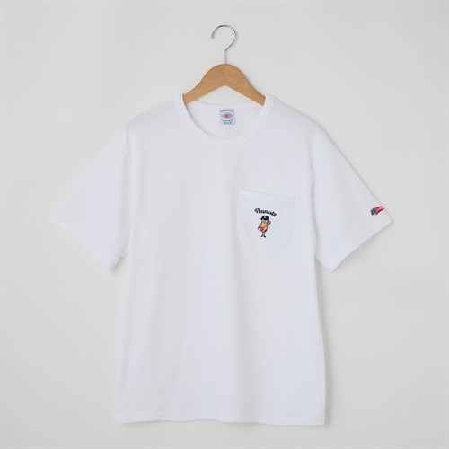 LUMBER(ランバー) 別注ポケットTシャツ(ピーナッツ)