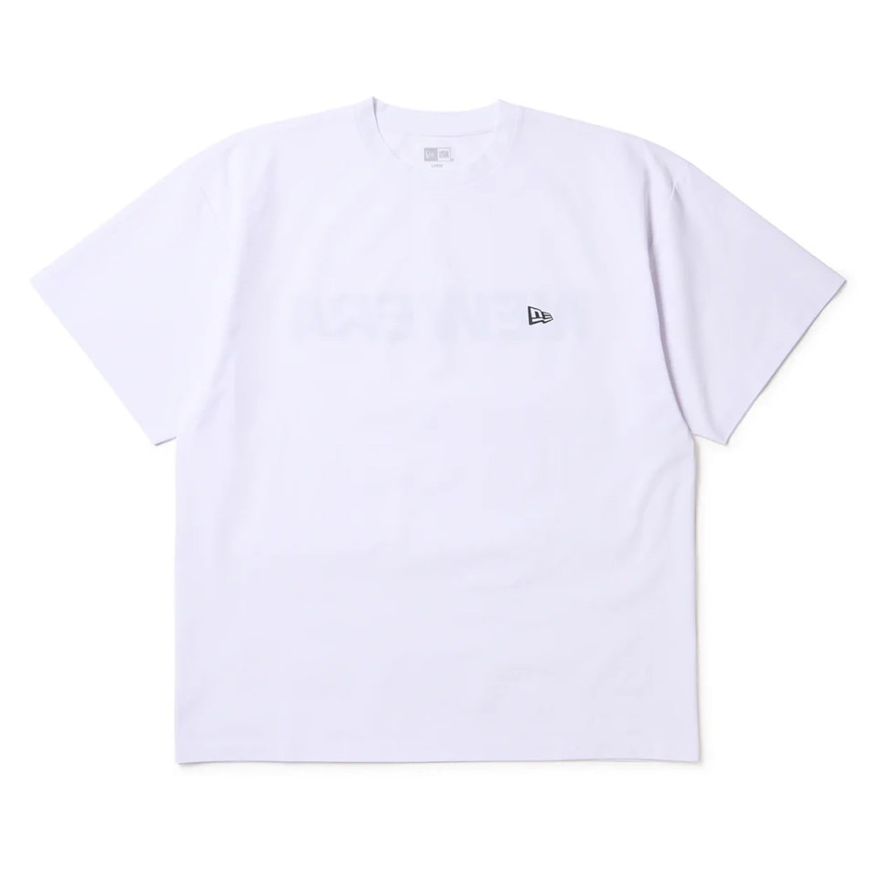 NEWERA(ニューエラ) 半袖 ユーティリティー オーバーサイズド Tシャツ Wordmark Logo ホワイト アウトドア(シロ-M)