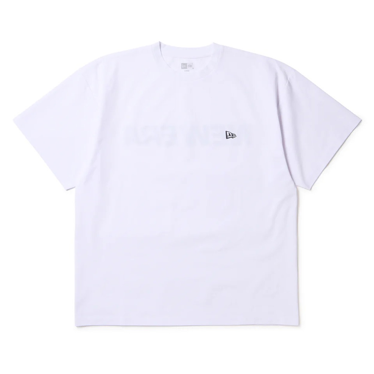 NEWERA(ニューエラ) 半袖 ユーティリティー オーバーサイズド Tシャツ Wordmark Logo ホワイト アウトドア(シロ-L)