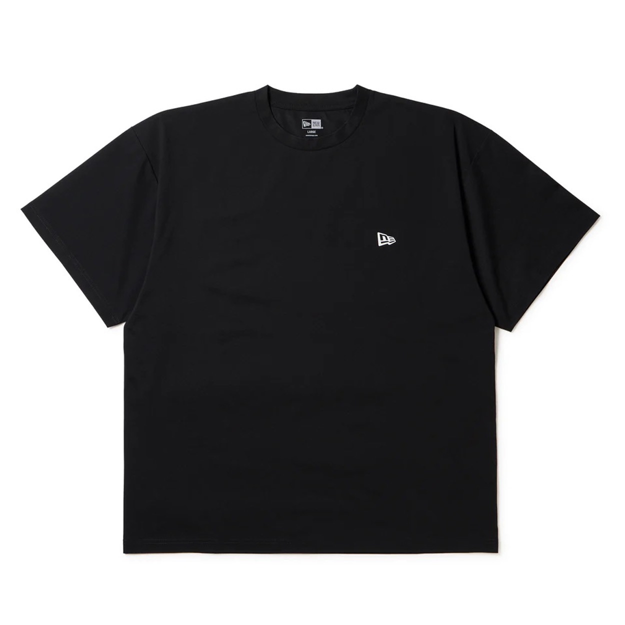 NEWERA(ニューエラ) 半袖 ユーティリティー オーバーサイズド Tシャツ Wordmark Logo ブラック アウトドア(クロ-L)