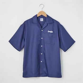 LUMBER(ランバー) 別注 バック刺繍半袖シャツ(コイアオ-M)