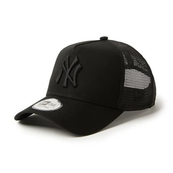 NEWERA(ニューエラ) 9FORTY A-Frame トラッカー ニューヨーク･ヤンキース ブラック/ブラック(ブラック-フリー)
