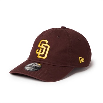 NEWERA(ニューエラ) 9TWENTY ウォッシュドコットン サンディエゴ･パドレス バーントウッド/マニラ(ブラウン-M/L)