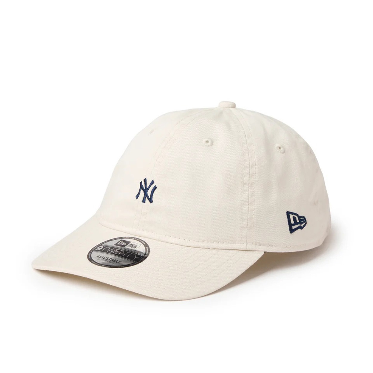 NEWERA(ニューエラ) 9TWENTY ウォッシュドコットン Mini Logo ニューヨーク･ヤンキース アイボリー/ミッドナイトネイビー(アイボリー-M/L)