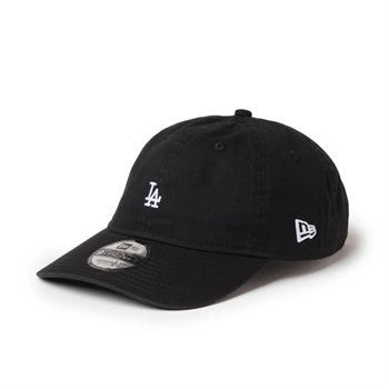 NEWERA(ニューエラ) 9TWENTY ウォッシュドコットン Mini Logo ロサンゼルス･ドジャース ブラック/ホワイト(ブラック-M/L)