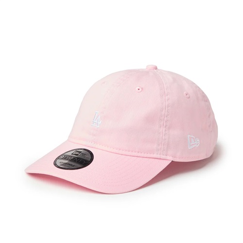 NEWERA(ニューエラ) 9TWENTY ウォッシュドコットン Mini Logo ロサンゼルス･ドジャース ピンク/ホワイト