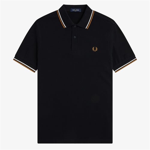 FRED PERRY(フレッドペリー) TWIN TIPPED FRED PERRY SHIRT(クロ-S)
