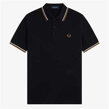 FRED PERRY(フレッドペリー) TWIN TIPPED FRED PERRY SHIRT(クロ-S)