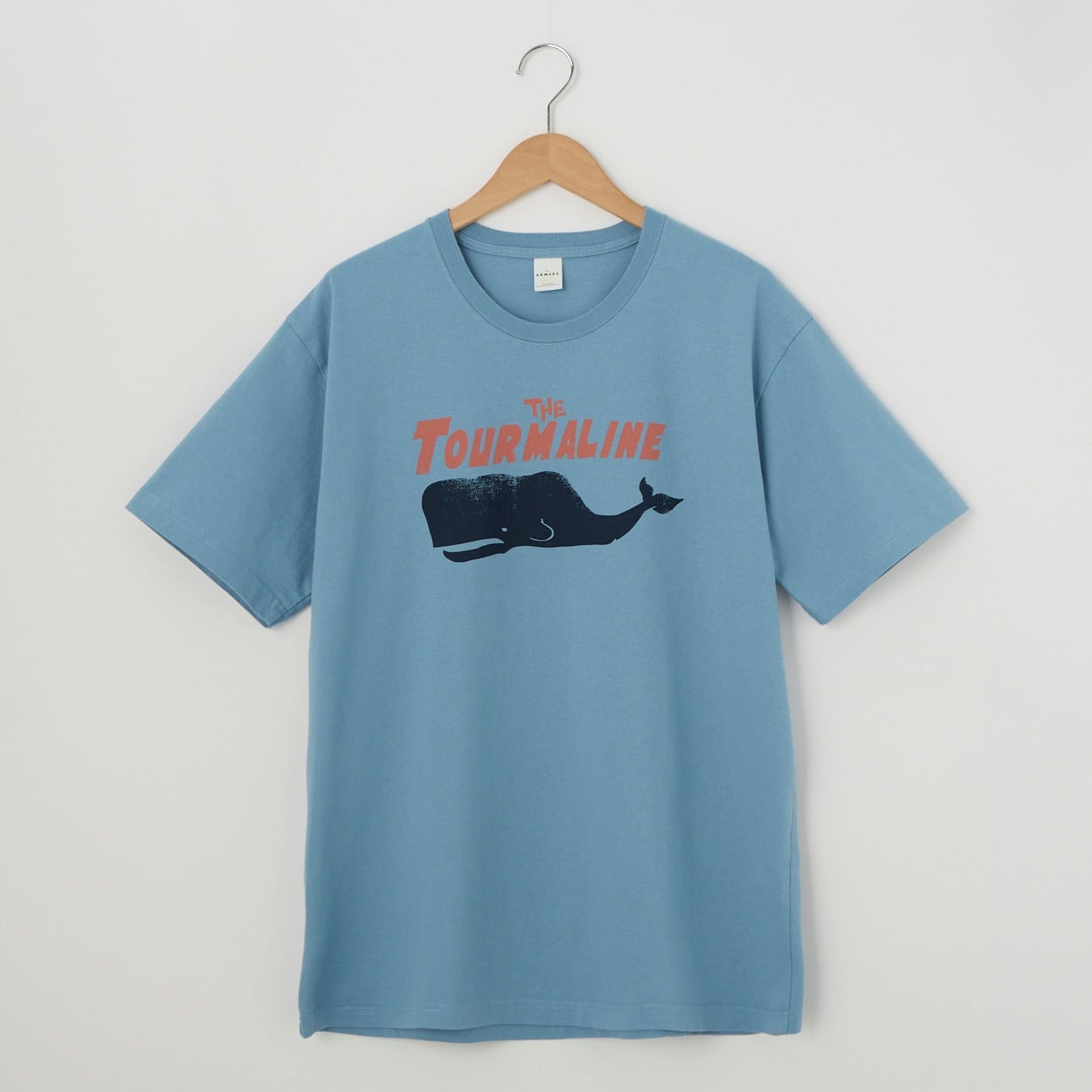 ARMERS ホエール Tシャツ メンズ(ブルー-M)