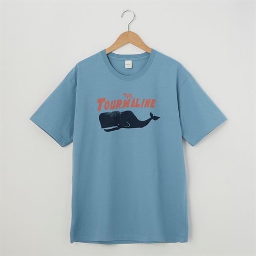 ARMERS ホエール Tシャツ メンズ(ブルー-LL)