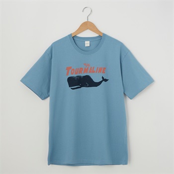 ARMERS ホエール Tシャツ メンズ(ブルー-LL)