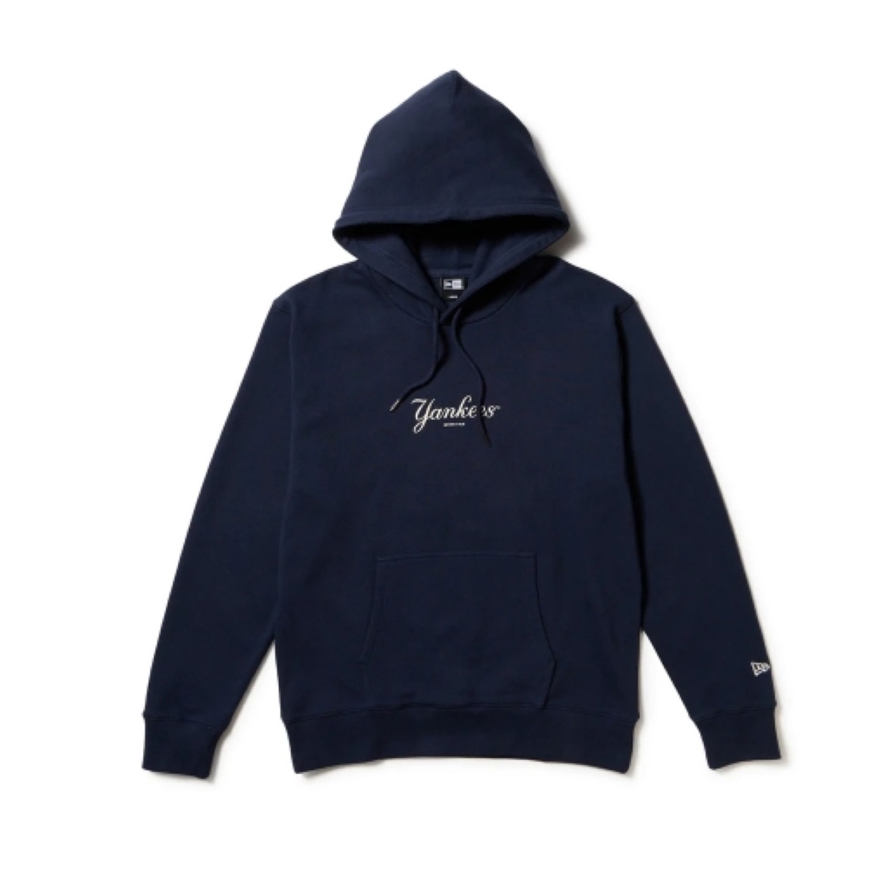 NEWERA(ニューエラ) 裏毛 スウェット プルオーバーフーディー<06 V従販>(ネイビー-L)