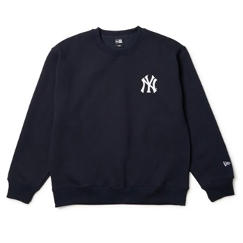 NEWERA(ニューエラ) 裏毛 オーバーサイズド スウェット クルーネック Powered by GORO NAKATSUGAWA（MIN-NANO）<06 V従販>(ネイビー-L)