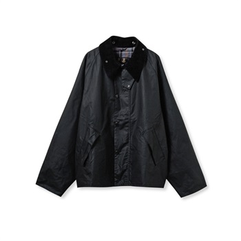 Barbour(バブワー) TRANSPORT(トランスポート) ワックスショートジャケット<06 V従販>(009（BLK）-38)