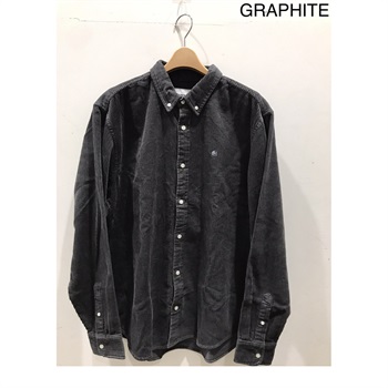 Carhartt(カーハート) L／SMADISONCORDSHIRT<06 V従販>(Graphite-L)