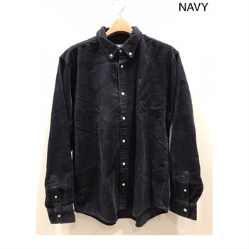 Carhartt(カーハート) L／SMADISONCORDSHIRT<06 V従販>(Dark Navy-M)