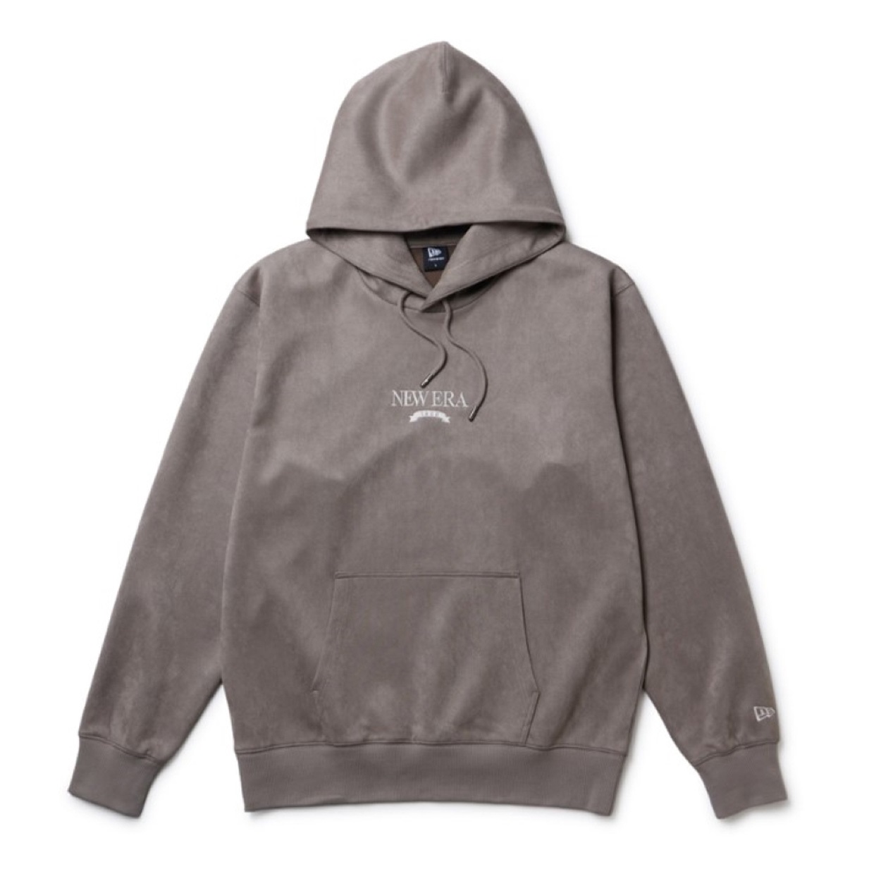NEW ERA(ニューエラ) POLY SUEDE PO HOODIE GRY 263(ウスグレー-M)