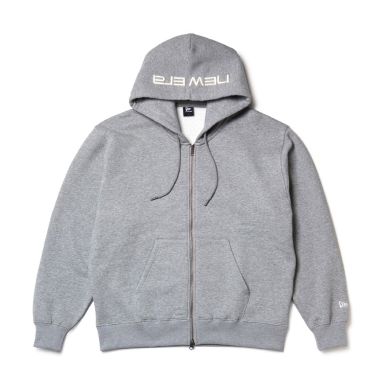 NEW ERA(ニューエラ) OS SW FZ HOODIE HGRY 263(ウスグレー-LL)