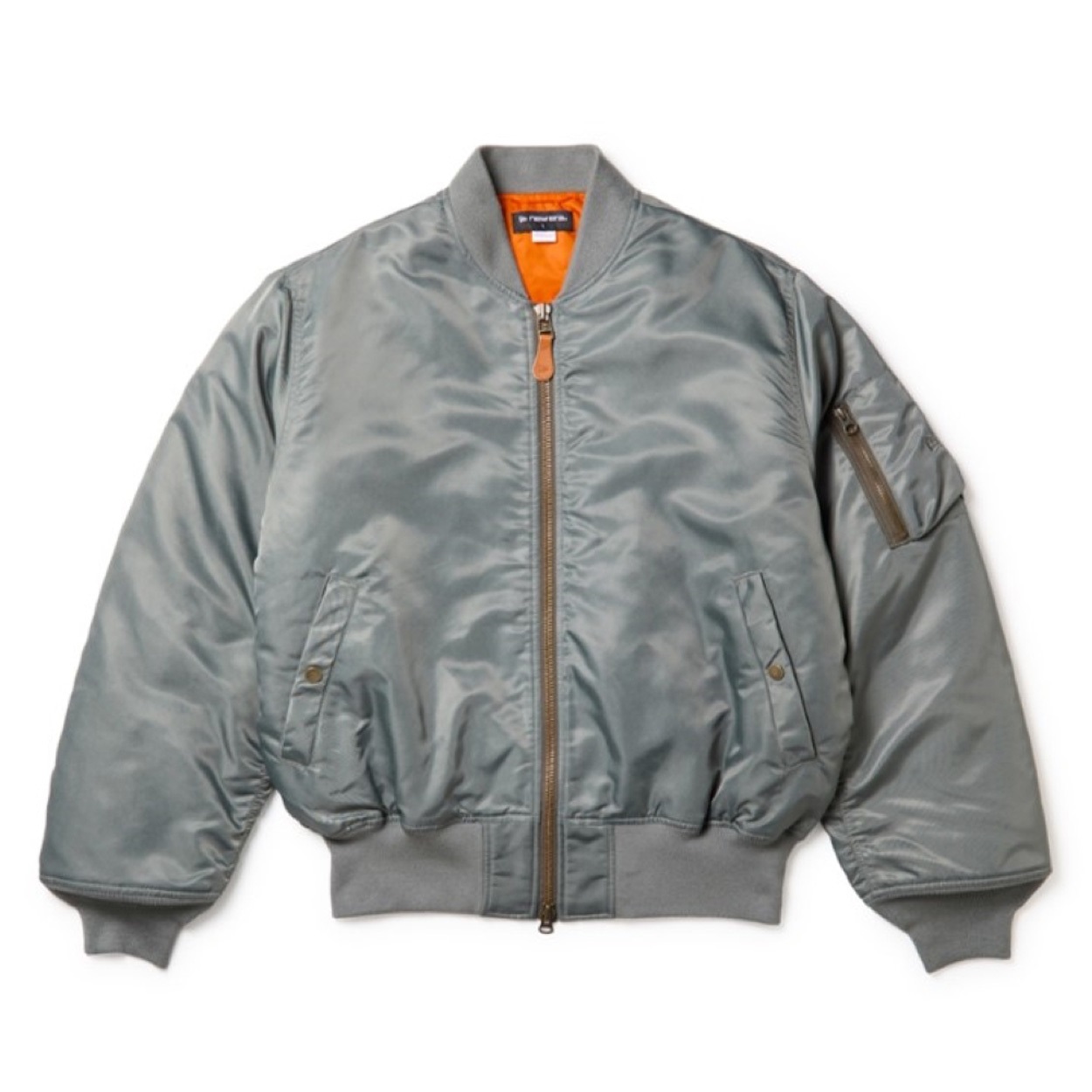 NEW ERA(ニューエラ) NYLON BOMBER JK L PATCH OLIVE(ミドリ-LL)