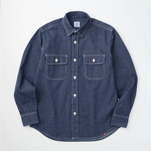 LUMBER(ランバー) ヒッコリーワークシャツ(コイアオ-M)