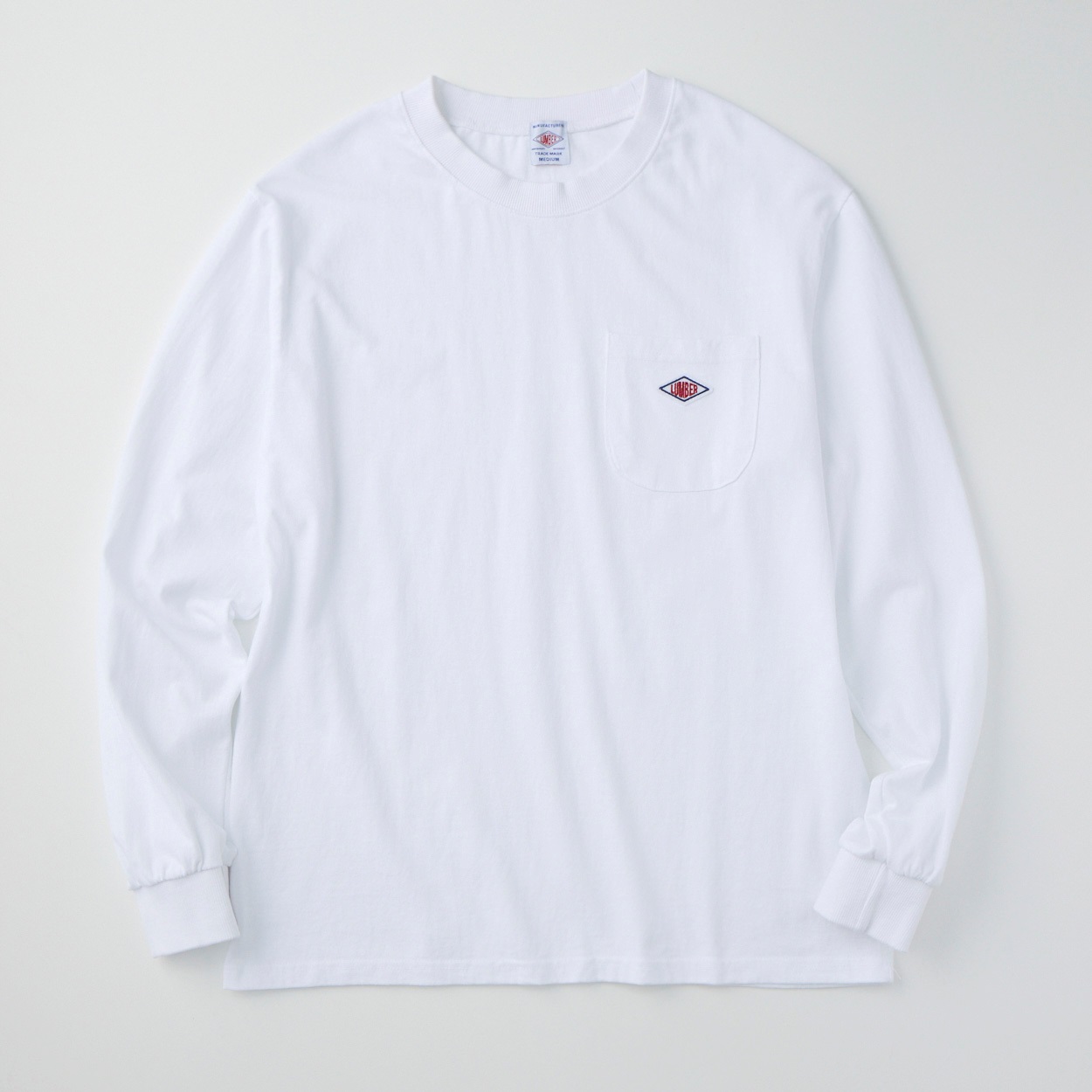LUMBER(ランバー) ワッペンロンT(シロ-S)