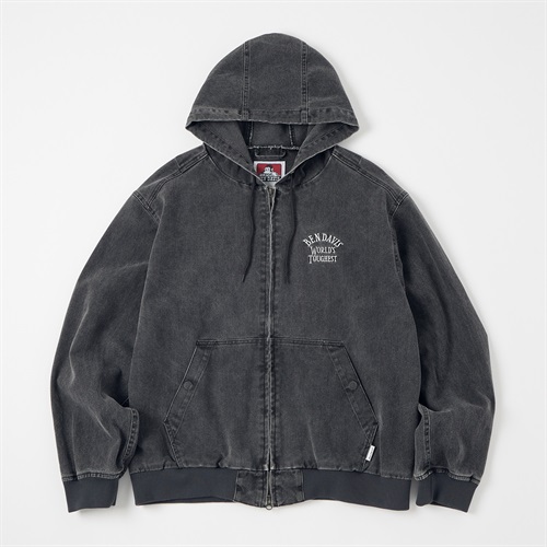 BEN DAVIS(ベンディビス) FADED TWILL ZIP HOODIE