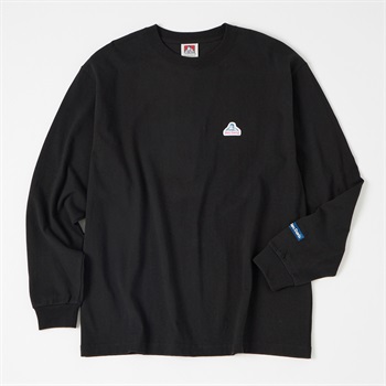 BEN DAVIS(ベンディビス) LABEL WIDE L/S TEE(クロ-M)