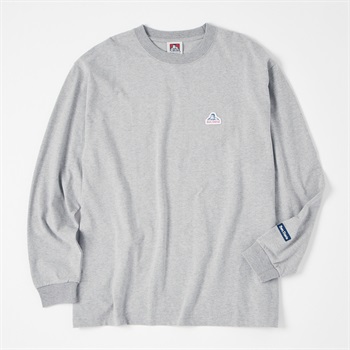 BEN DAVIS(ベンディビス) LABEL WIDE L/S TEE(ウスグレー-M)
