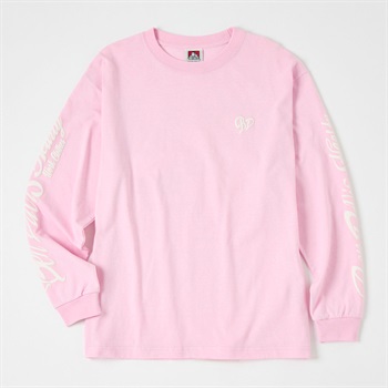 BEN DAVIS(ベンディビス) HEARTY LETTER WIDE L/S T(ウスアカ-M)