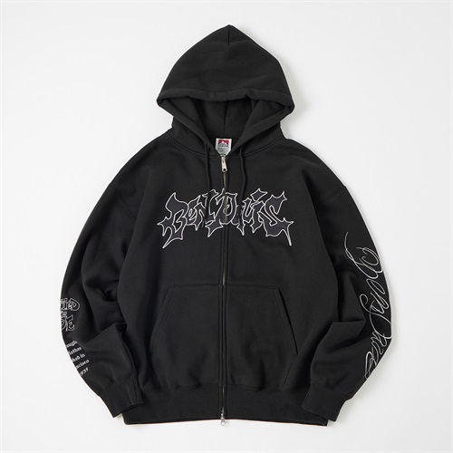 BEN DAVIS(ベンディビス) SPIKY LOGO ZIP HOODIE
