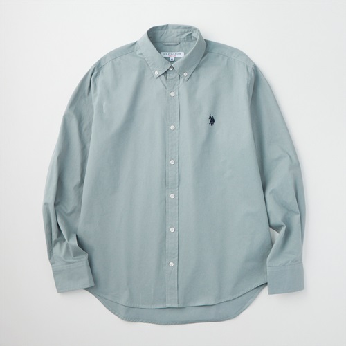 U.S.POLO ASSN.(ユーエスポロアッスン) 長袖シャツ(Ａアオ-M)