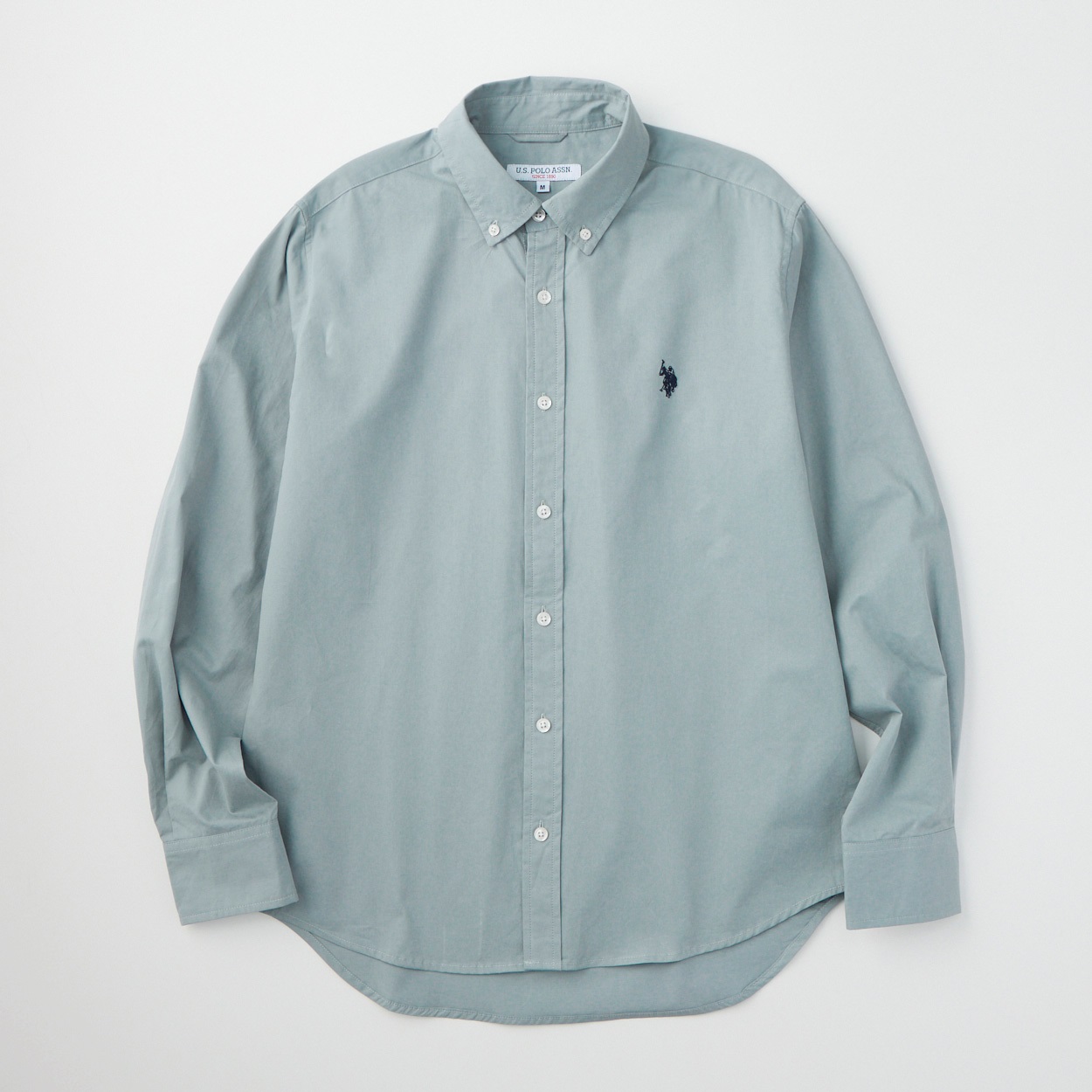 U.S.POLO ASSN.(ユーエスポロアッスン) 長袖シャツ(Ａアオ-L)