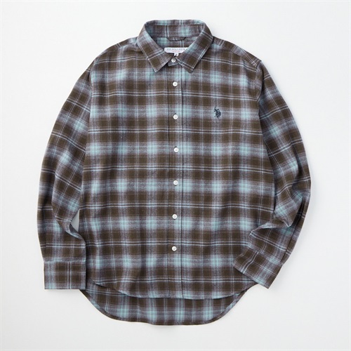 U.S.POLO ASSN.(ユーエスポロアッスン) 長袖チェックシャツ
