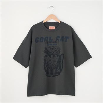 アニマル前後プリント ビッグTシャツ