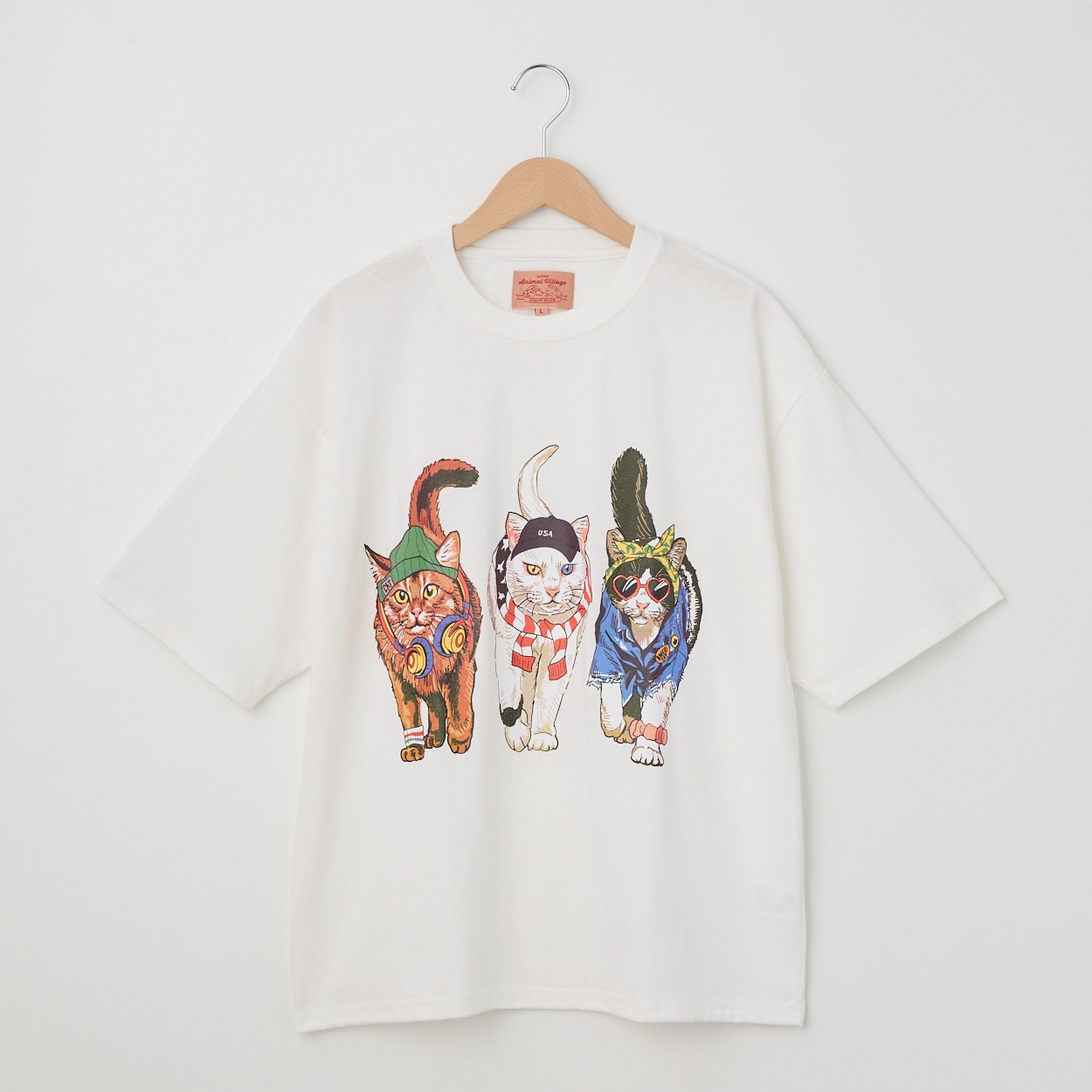 アニマル前後プリント Tシャツ | イオンスタイルオンライン 衣料